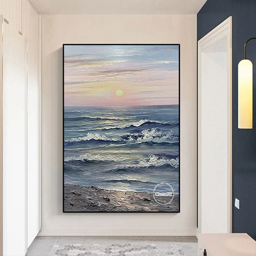 Abstract Seascape - Oil on Canvas