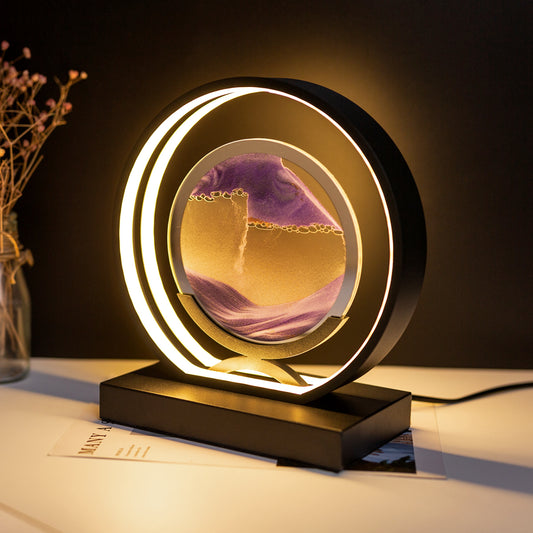 Modern Kinetic Sand Lamp - Art Hourglass