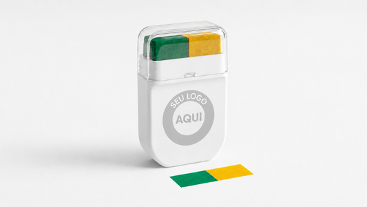 Bastão de Maquiagem Facial para Pintura Artística 0% Álcool - Verde/Amarelo
